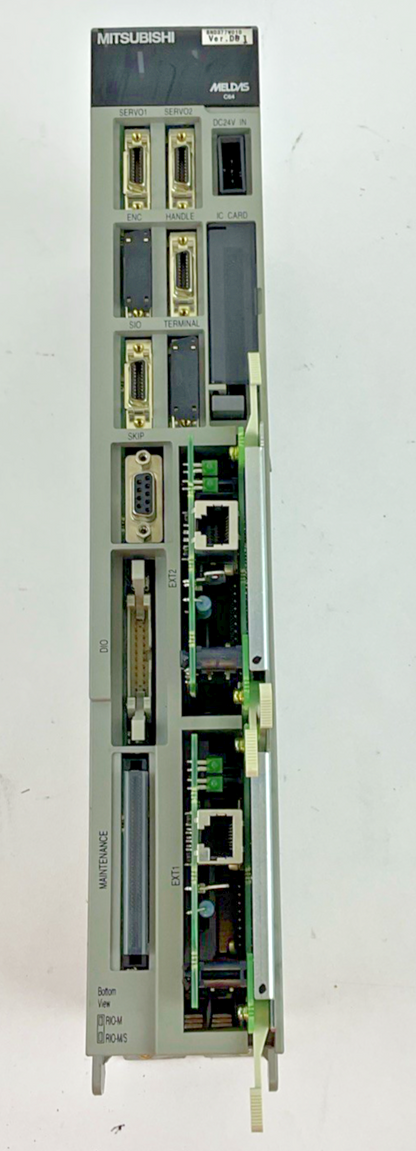 MITSUBISHI FCA C64 NUMERICAL CONTROL SYSTEM H/WVER.B S/WVER.D0 W/ 2X FCU6-EX875