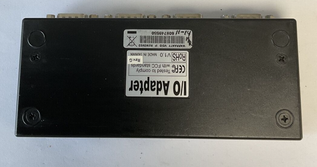 CABLEMAX  I/O ADAPTER 5VDC 4 PORT REV.G