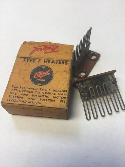 FEDERAL TYPE F HEATERS TRIP RATING 2.5 AMPS