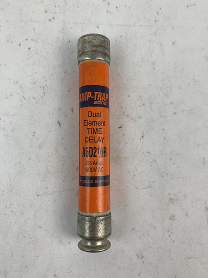 Gould Shawmut Amp-trap 2000 A6D2 1/2R 2 1/2A 600V Fuse "Lot of 10"