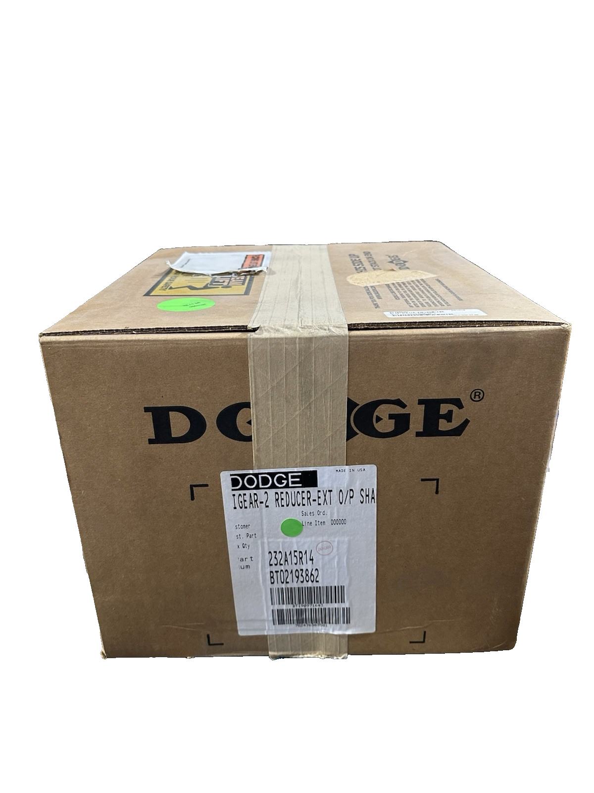 DODGE 232A15R14 TIGEAR-2 GEAR REDUCER -EXT O/P SHAFT 15:1 RATIO