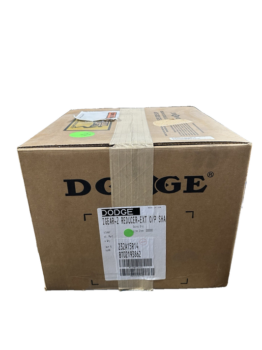 DODGE 232A15R14 TIGEAR-2 GEAR REDUCER -EXT O/P SHAFT 15:1 RATIO