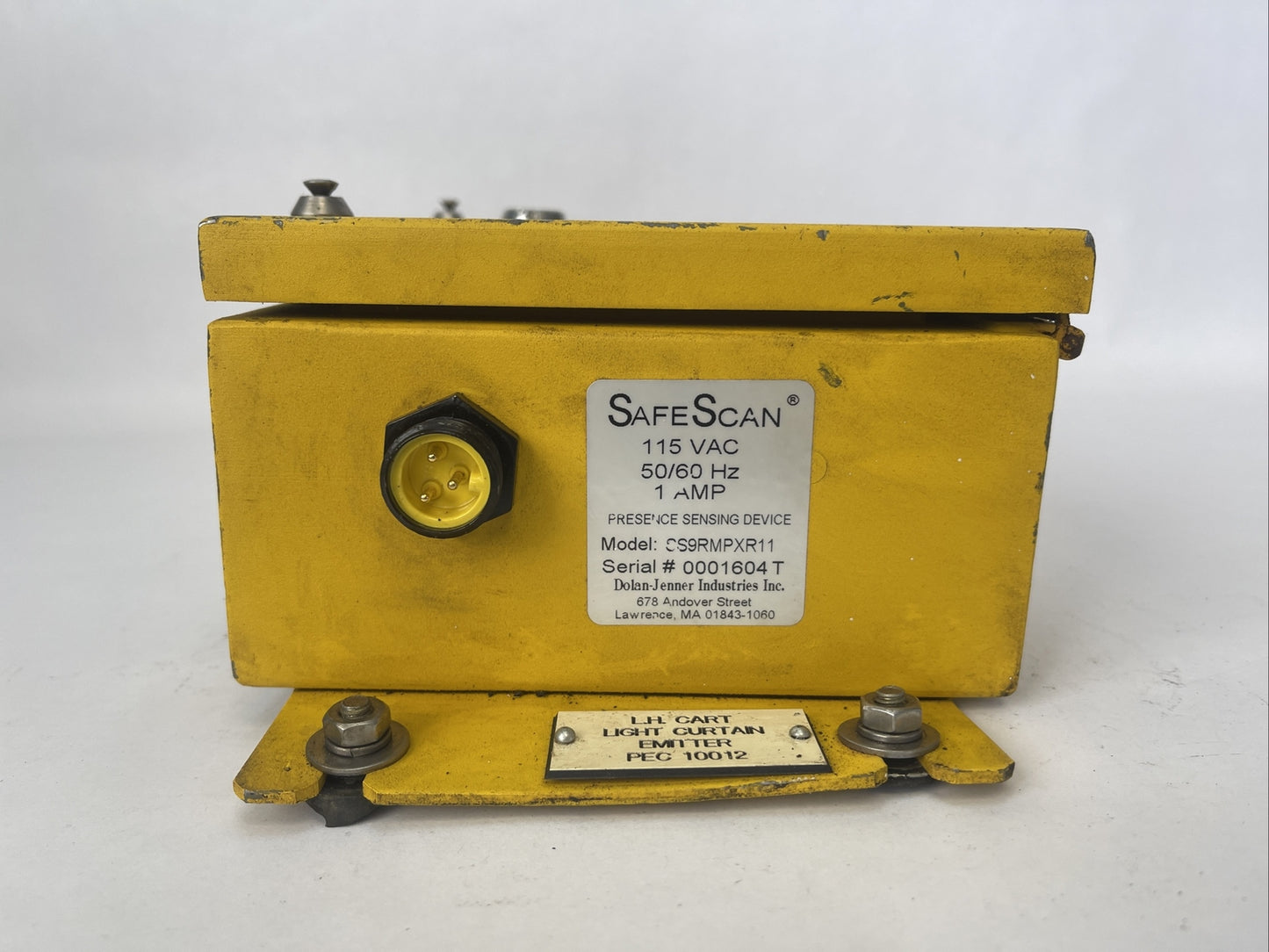 SAFESCAN SS9RMPXR11 TRANSMITTER CONTROL UNIT 115VAC 1AMP MISSING PILOT LIGHT