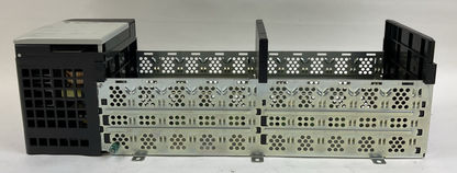 ALLEN BRADLEY 1756-PA75/B POWER SUPPLY W/ 1756-A10 10 SLOT RACK