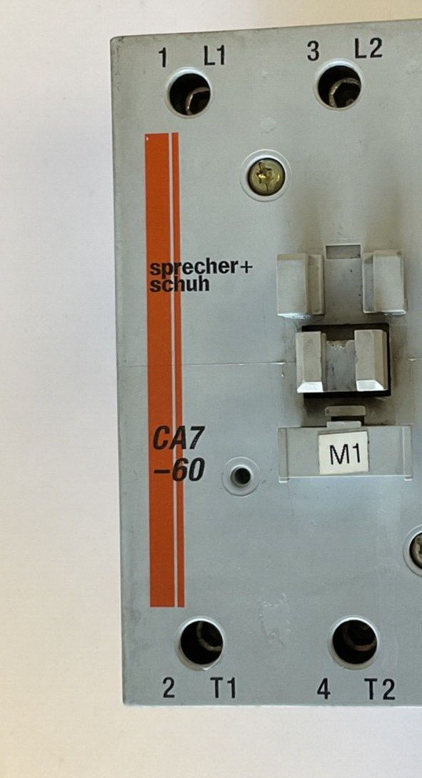 SPRECHER+SCHUH CA7-60-00 CONTACTOR 600VAC 100A