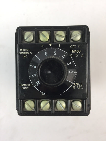 REGENT TM400 D5S SOLID STATE TIMER 115V 50/60CY 1AMP