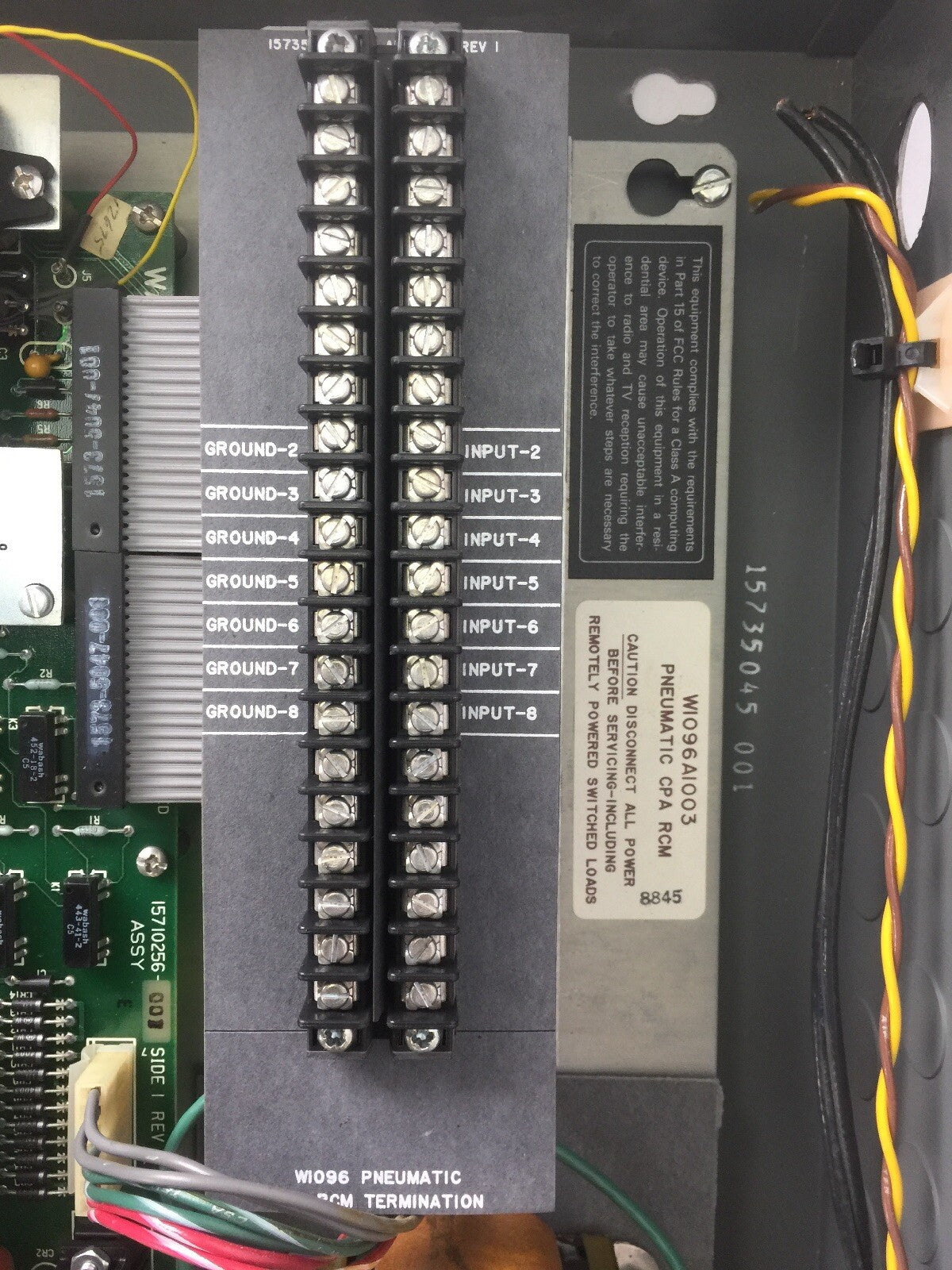 HONEYWELL W1096A1003 PNEUMATIC CPA RCM  15710256-001 15710255-001