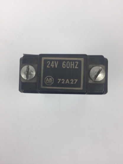 ALLEN BRADLEY 72A27 COIL 24V 60HZ