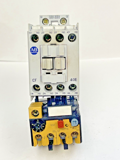 ALLEN BRADLEY - 700-CF400* SER. A CONTACTOR & 193-BSB 16 SER. B RELAY 120 V COIL