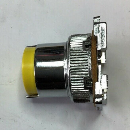 CUTLER HAMMER 10250T504 HALF SHROUD PUSH BUTTON YELLOW