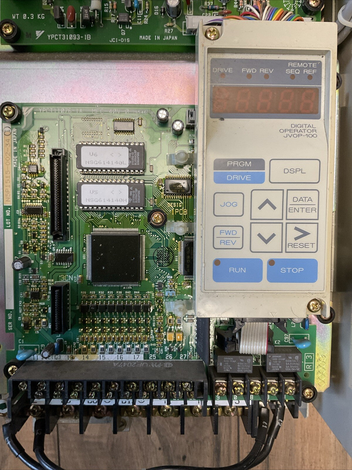 SAFTRONICS 71616-G3U20111E SERVO DRIVE JVOP-100 DIGITAL OPERATOR