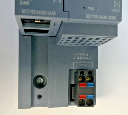 SIEMENS 6ES7 155-6AU01-0CN0 INTERFACE MODULE 24VDC
