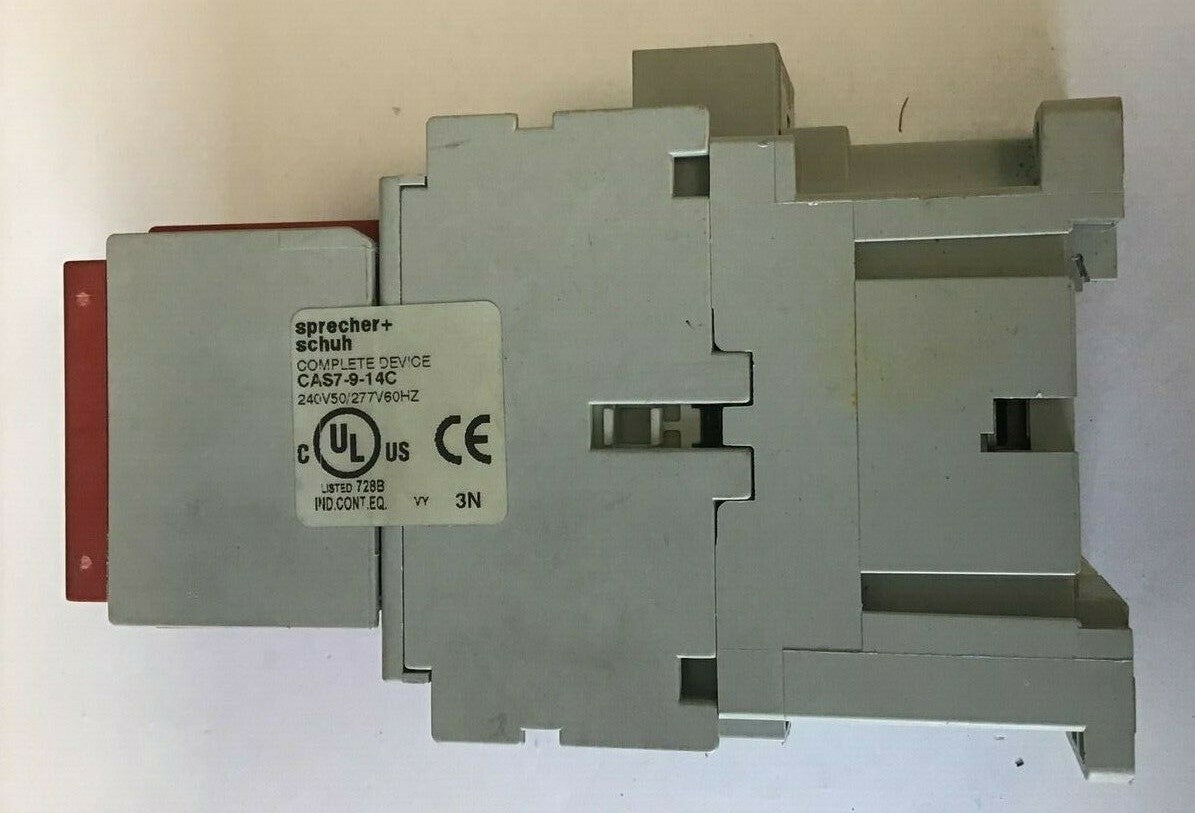 SPRECHER+SCHUH CAS7-9-14C SAFETY CONTACTOR 600VAC