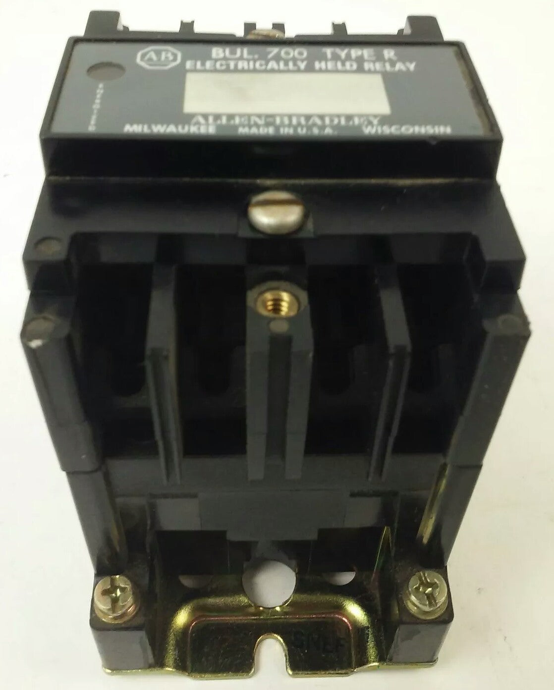 ALLEN BRADLEY 700DC-R220Z1 SER.B, 600V, 30A, 115-125V DC COIL, MISSING PARTS
