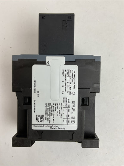 SIEMENS 3RT2016-2BB41 CONTACTOR 600VAC 20A 3PH 7.5HP COIL 24VDC 2000-68500-44100
