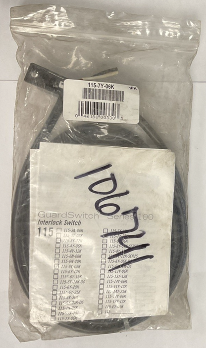 SENTROL 115-7Y-06K MAGNETIC SAFETY SWITCH