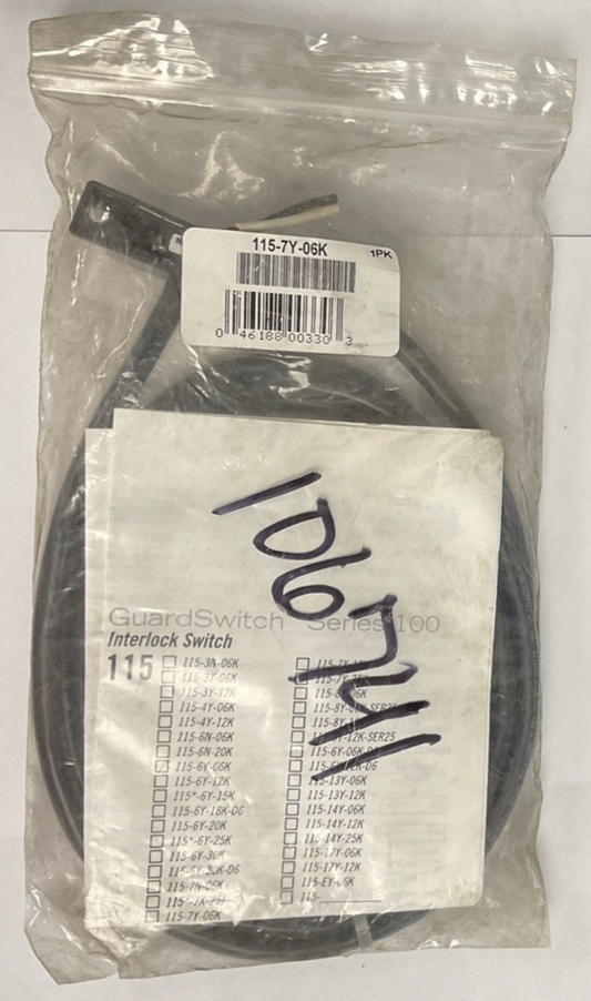SENTROL 115-7Y-06K MAGNETIC SAFETY SWITCH