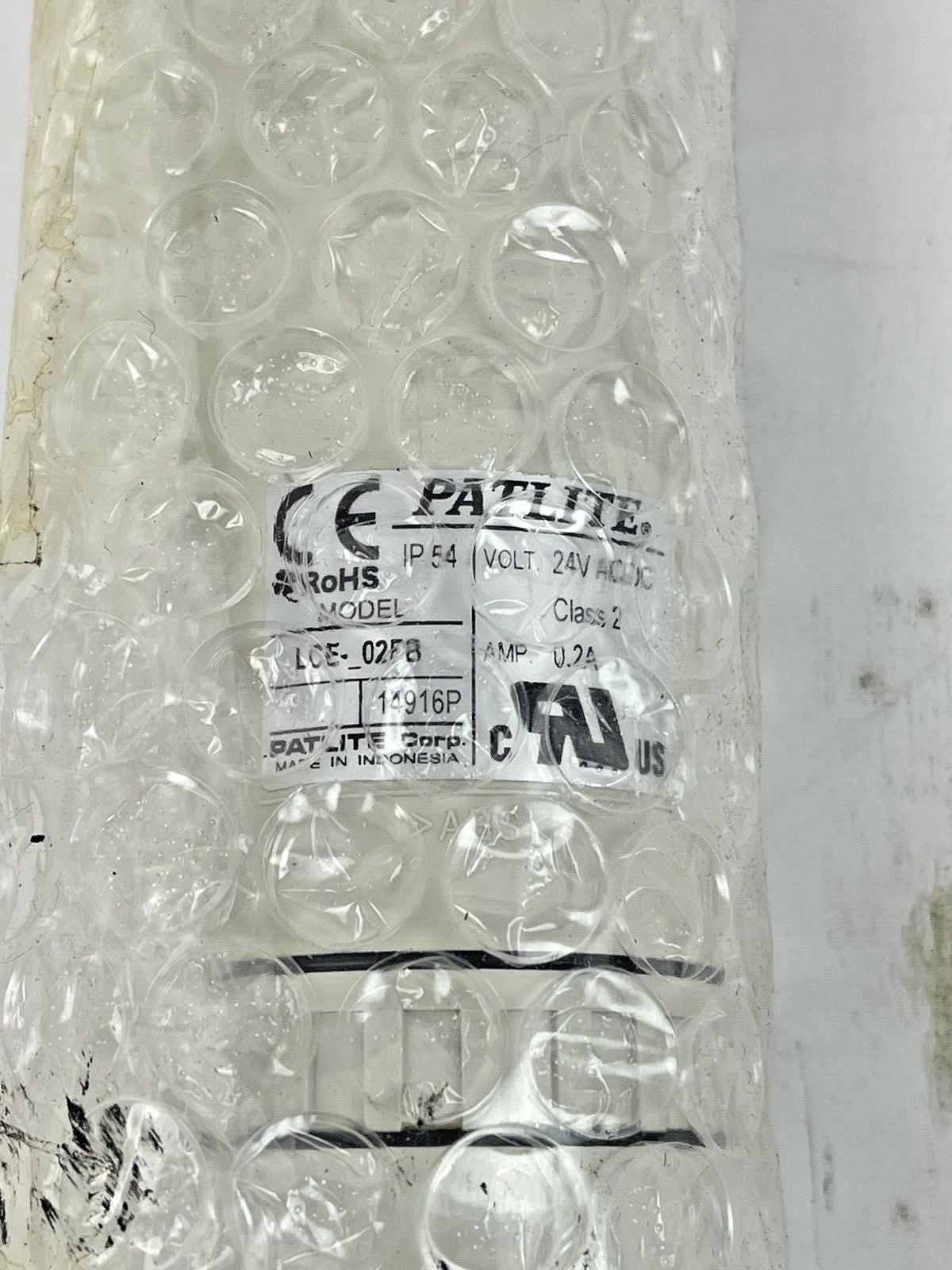 PATLITE - LCE-02FB - RYG BEACON SIGNAL TOWER - 0.2A, 24V AC/DC - POLE MOUNT