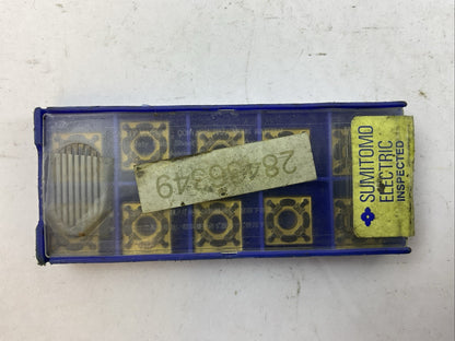 SUMITOMO ELECTRIC SNMG 120408N-GU SNMG432GU CARBIDE INSERT (BOX OF 10)