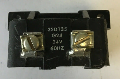 GENERAL ELECTRIC 22D135G24 COIL 24V 60HZ