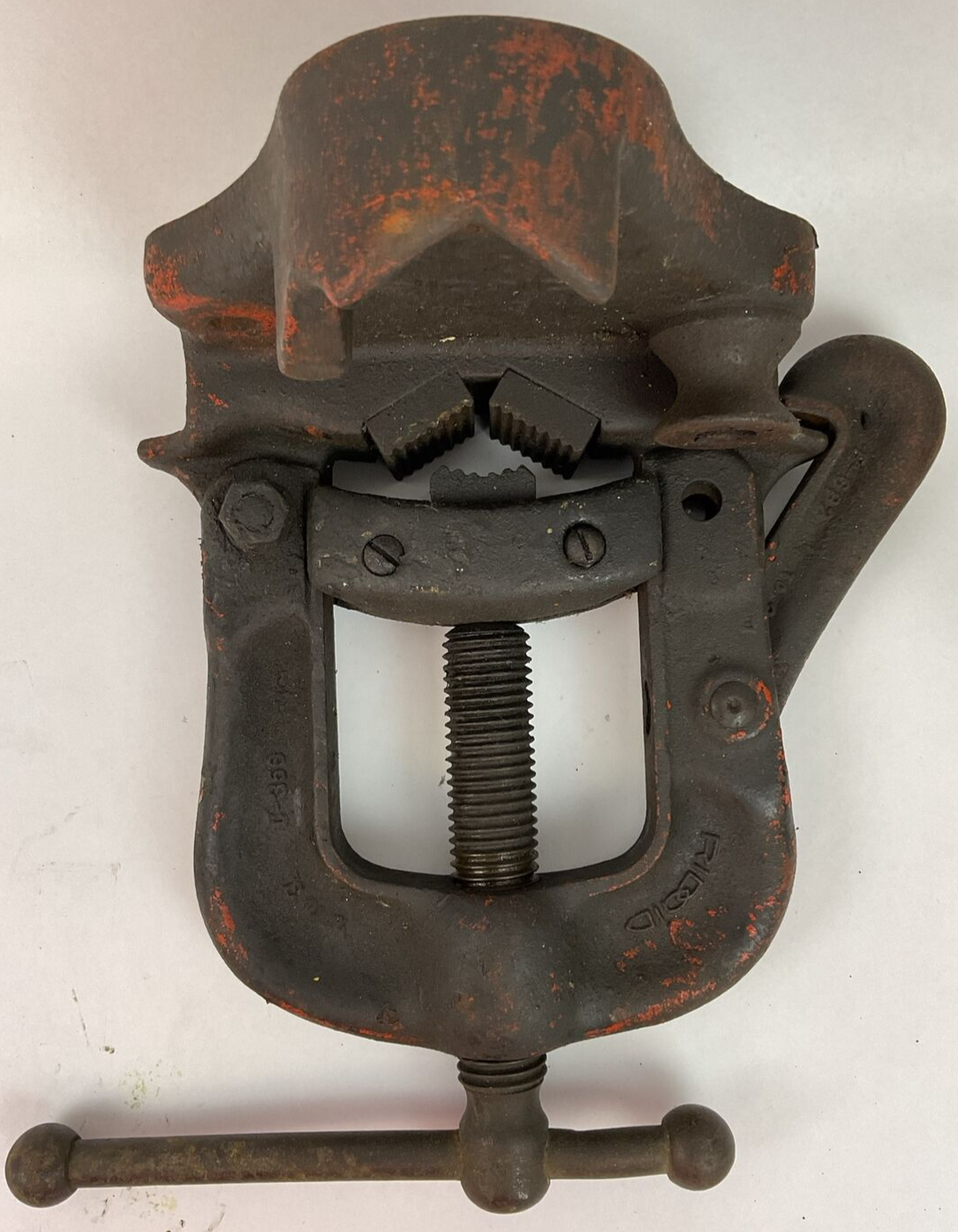 RIDGID NO 23 BENCH YOKE PIPE VISE 1/8"-3" PLUMBING PIPE CLAMP
