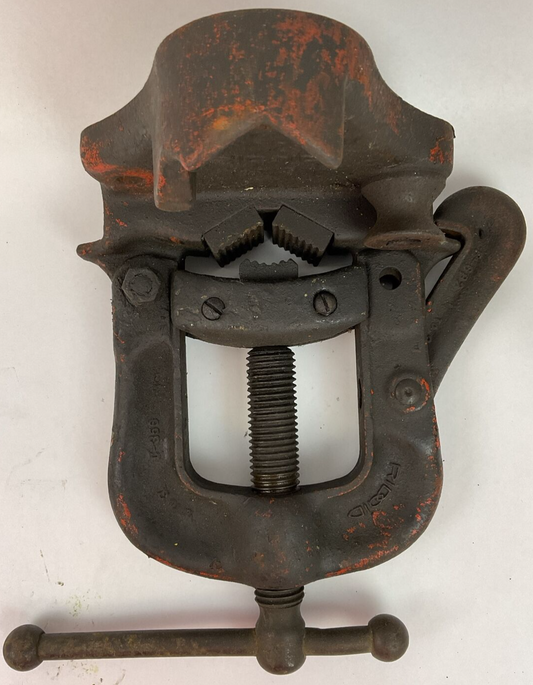 RIDGID NO 23 BENCH YOKE PIPE VISE 1/8"-3" PLUMBING PIPE CLAMP