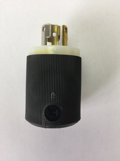 HUBBELL HBL4720C PLUG TWIST-LOCK INSULGRIP 2 POLE 15A 125V 3 WIRE GROUNDING