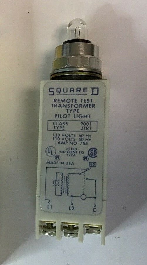 SQUARE D 9001 JTR1 SER.B PILOT LIGHT