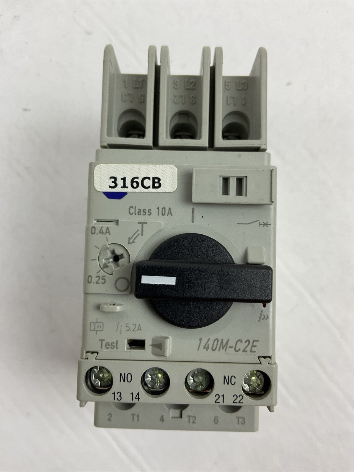ALLEN-BRADLEY 140M-C2E-A40 SER C MOTOR CIRCUIT BREAKER 140M-C-AFA11 140M-C-TE1