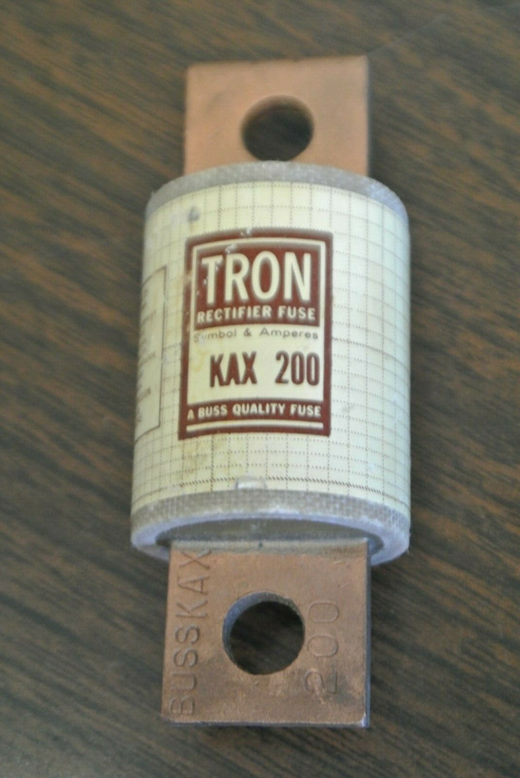 BUSS / BUSSMANN KAX200 RECTIFIER FUSE / 200A / 250V / NEW SURPLUS