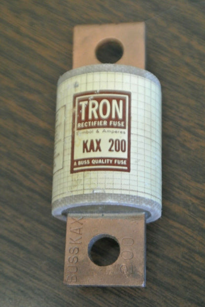 BUSS / BUSSMANN KAX200 RECTIFIER FUSE / 200A / 250V / NEW SURPLUS