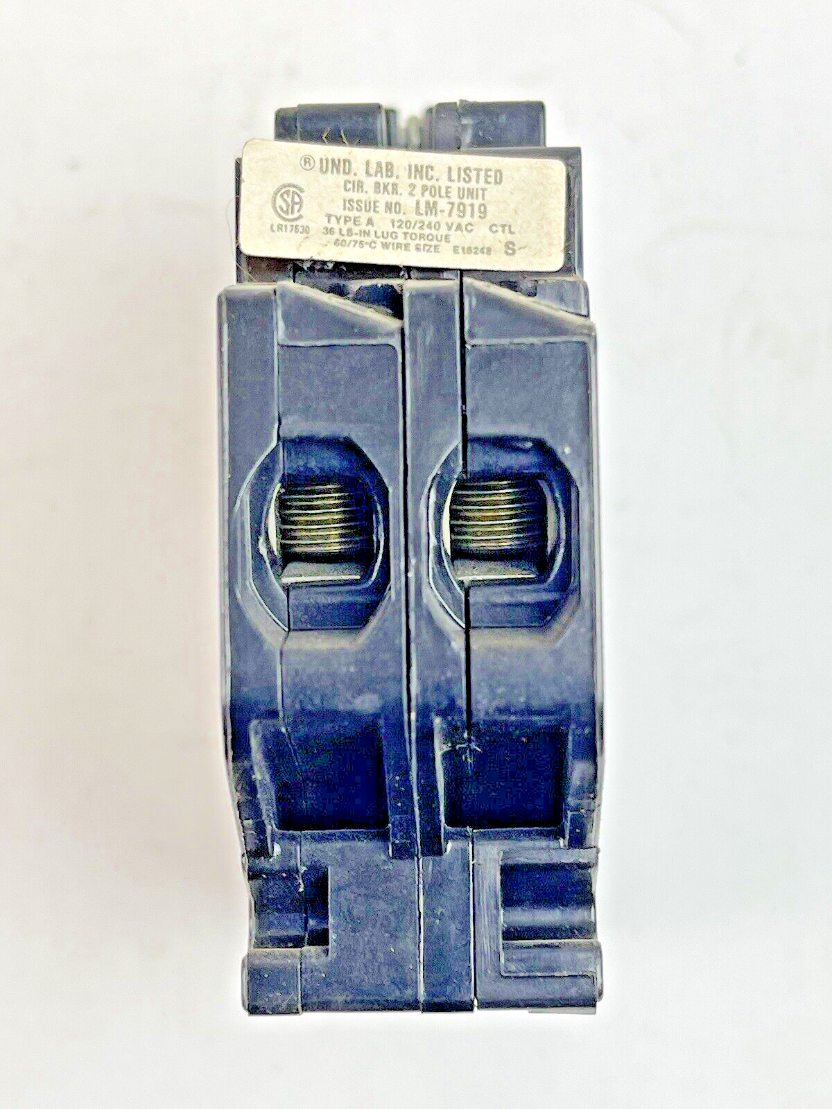 CHALLENGER *BOX OF 10*- A-215,2 POLE, 15 A, 240 VAC CIRCUIT BREAKER