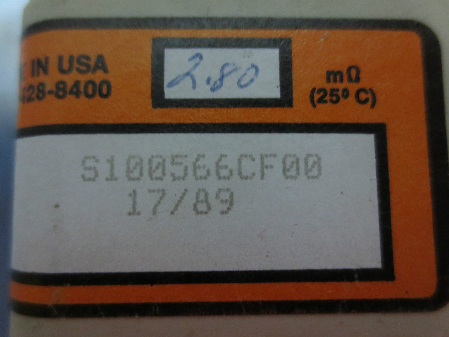 FERRAZ A060FC350GI 350A FUSE S100566CF00 600VAC