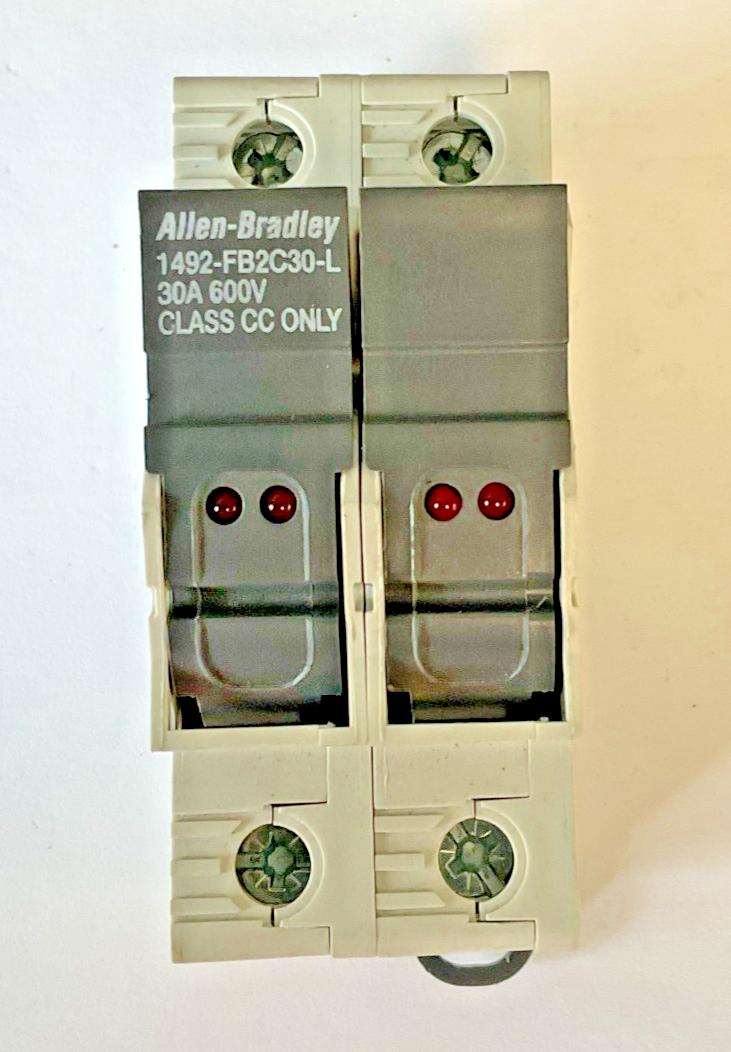 ALLEN BRADLEY 1492-FB2C30-L FUSE HOLDER 30A 600V SER.B