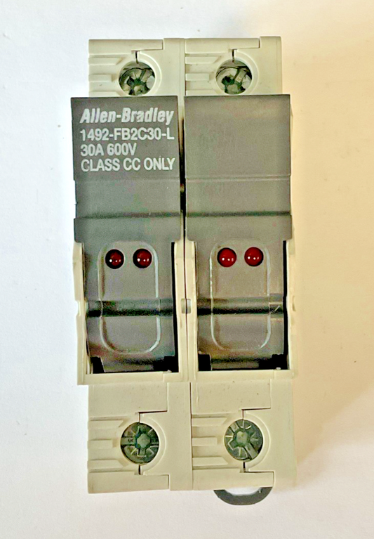 ALLEN BRADLEY 1492-FB2C30-L FUSE HOLDER 30A 600V SER.B