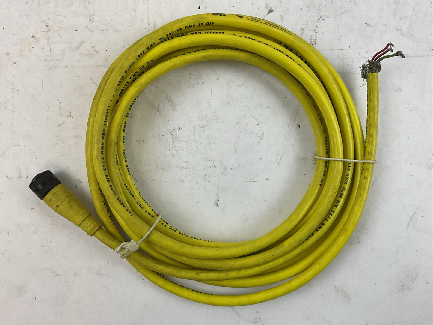 BRAD HARRISON 704000D02F120 CORDSET 250V 4AMP