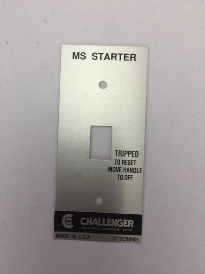CHALLENGER 4003T02SN MANUAL STARTER 115-230V 1HP