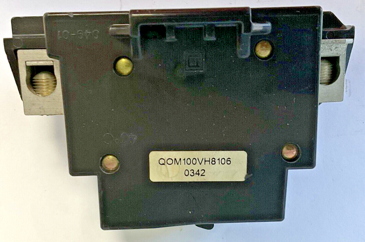 SQUARE D QOM100VH8106 CIRCUIT BREAKER 100A 120/240VAC