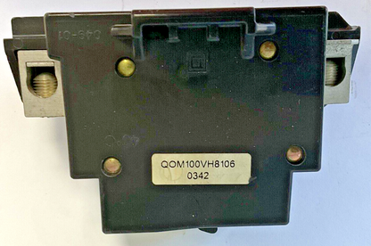 SQUARE D QOM100VH8106 CIRCUIT BREAKER 100A 120/240VAC