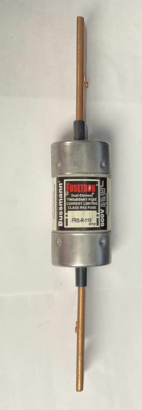 COOPER BUSSMANN FRS-R-110 FUSETRON FUSE 600VAC 300VDC 110A ***LOTOF3***