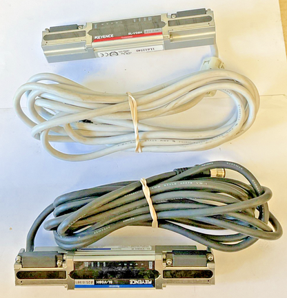 KEYENCE SL-V0H-T / SL-V08H-R  TRANSMITTER AND  RECIEVER 24VDC WITH CABLES