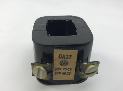 Allen Bradley OA27 Coil New In Original Box 24 V 60 CY 12 V 25 CY