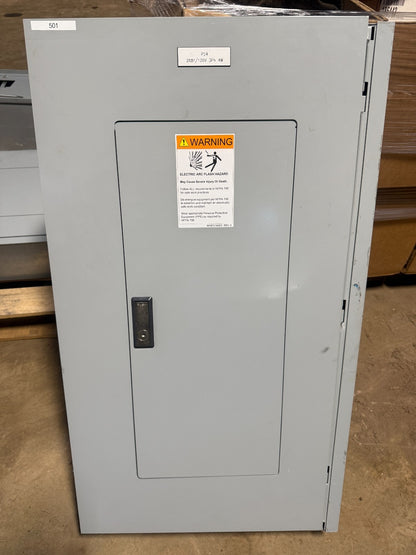 EATON PRL1a 100AMP 208Y/120V 3PH PANELBOARD W/ 20A (18)CIRCUIT BREAKERS
