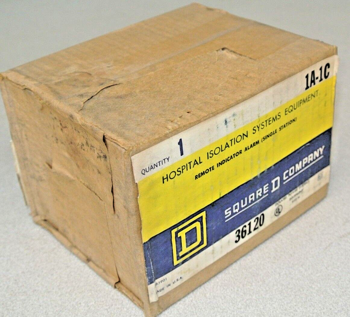 SQUARE D - 1A-1C / 36120 REMOTE INDICATOR ALARM (SINGLE STATION) / NEW SURPLUS
