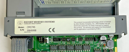 ESCORT MEMORY SYSTEMS CM1746 I/O MODULE