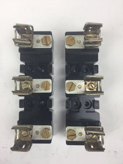 ALLEN BRADLEY 1491-N226 FUSE BLOCK 31-60 AMPS 250 VOLT 3 POLE SERIES A