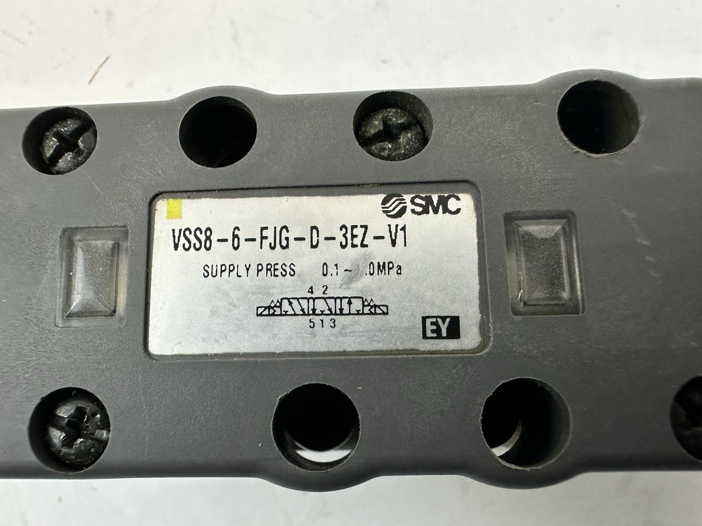 SMC VSS8-6-FJG-D-3EZ-V1 PNEUMATIC SOLENOID VALVE 24VDC 142 PSIG