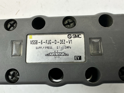 SMC VSS8-6-FJG-D-3EZ-V1 PNEUMATIC SOLENOID VALVE 24VDC 142 PSIG