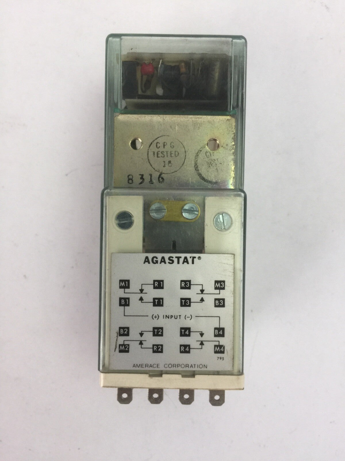 AGASTAT ETR14D3I002 RELAY COIL 125VDC TIMING 2-60 MIN.