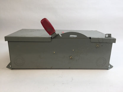 WESTINGHOUSE HFN361 FUSIBLE HD SAFETY SWITCH 600VAC 30AMP TYPE 1 ENCLOSURE 20HP